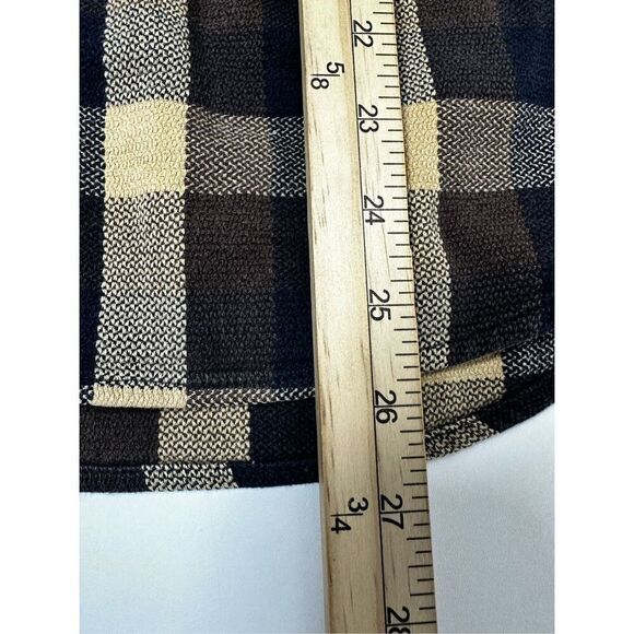 Samurai Surfer Men’s Hooded Embroidered Flannel Shirt Plaid Size M - Picture 12 of 13